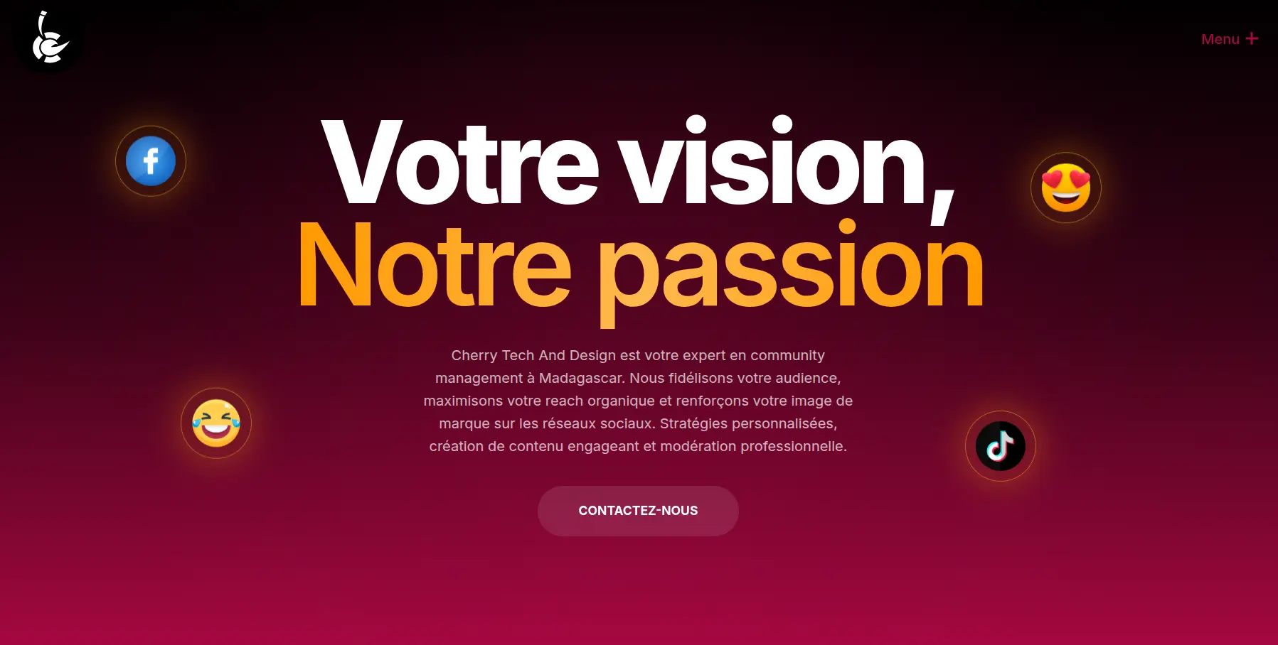 Aperçu du projet Cherry Tech & Design — capture 4